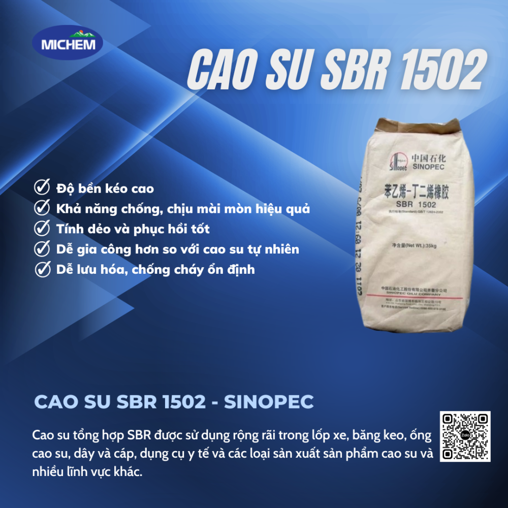 Cao su SBR 1502