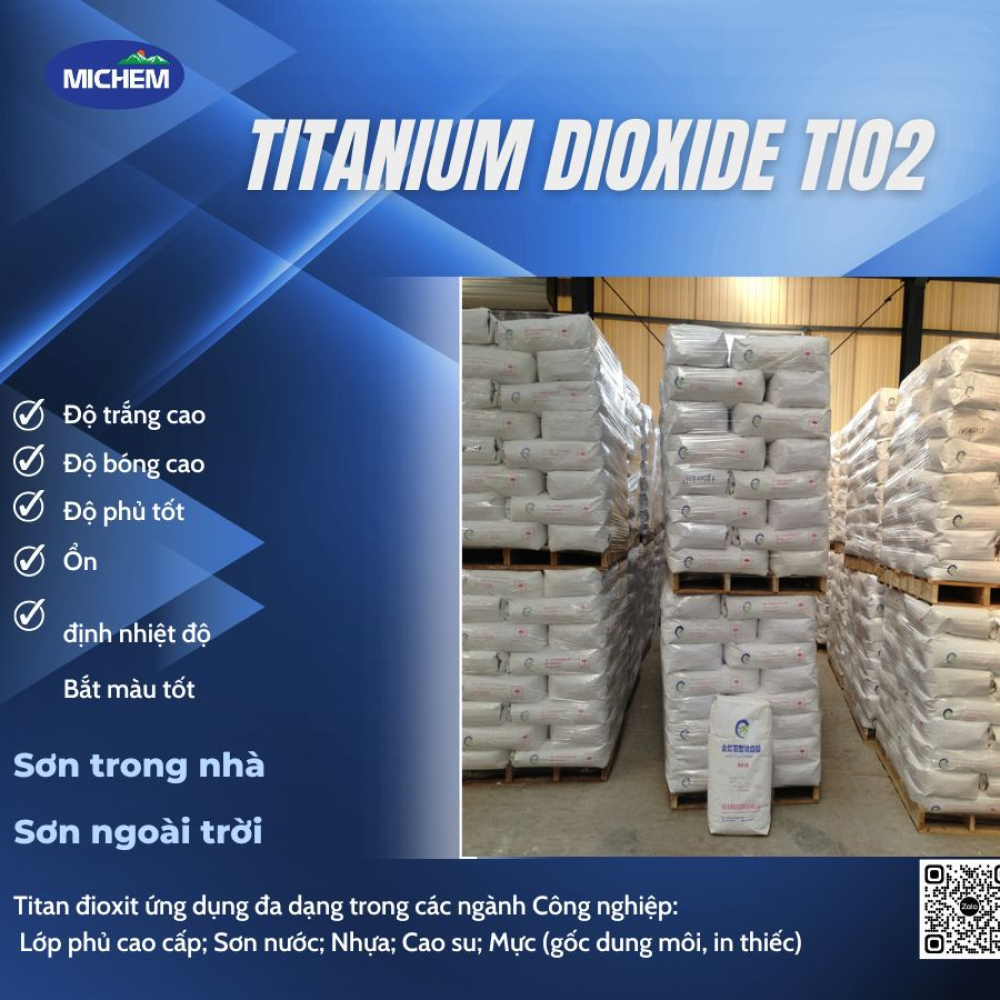 Titanium Dioxide (TiO2) Nguyên Liệu Cao Cấp, Giá Tốt
