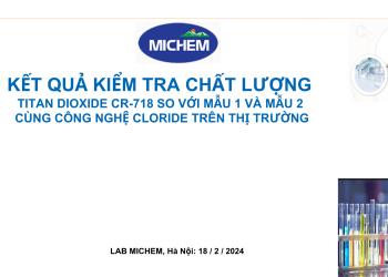 Titanium Dioxide CR718: Sự lựa chọn vượt trội cho những ai tìm kiếm chất lượng và hiệu suất cao trong ngành sơn, nhựa và hóa mỹ phẩm